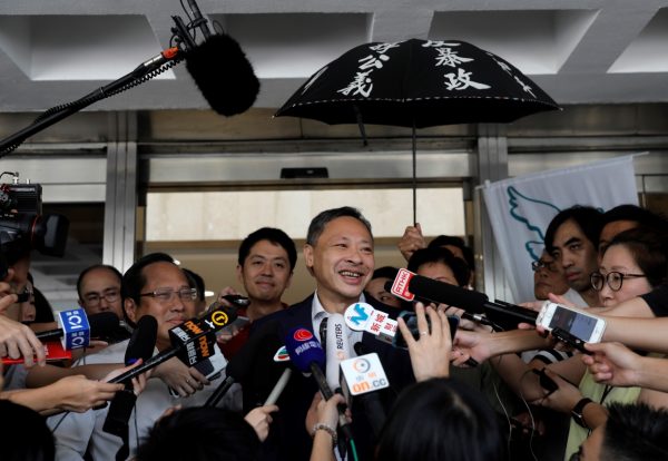 Occupy Central leader Benny Tai