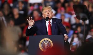 At Rally, Trump Says Considering Building More Mental Institutions to Address Potential Shooters