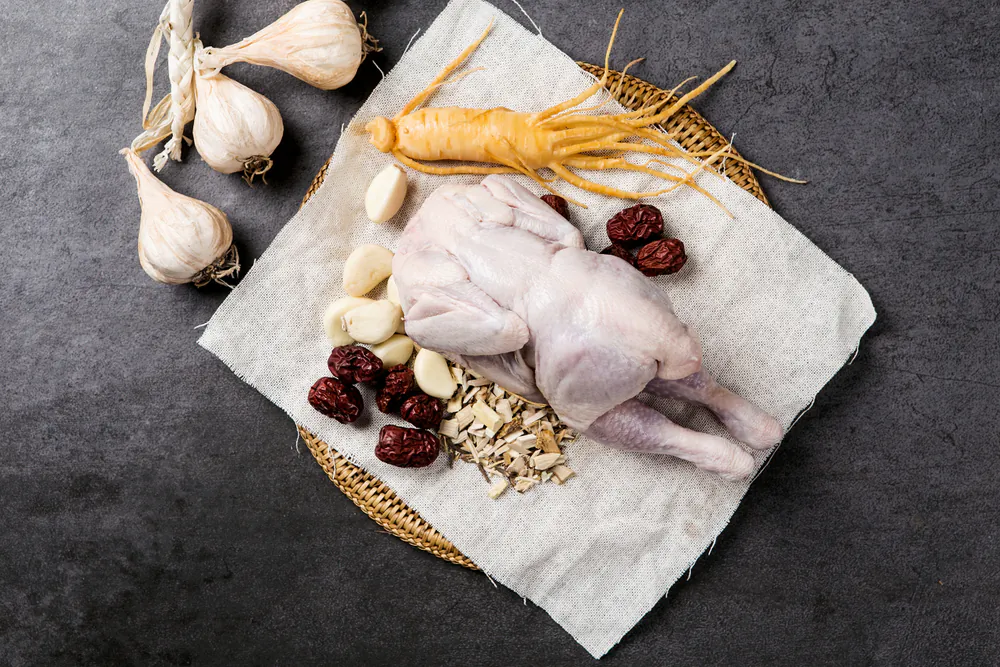 Ingredients for samgyetang. (Shutterstock)