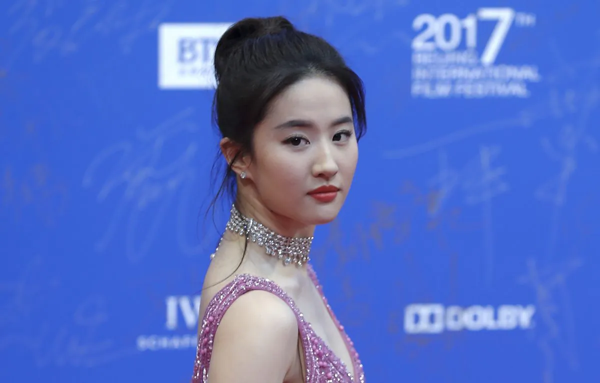 Actress Liu Yifei arrives at the red carpet of the 7th Beijing International Film Festival in Beijing, China, on April 16, 2017. (Lintao Zhang/Getty Images)