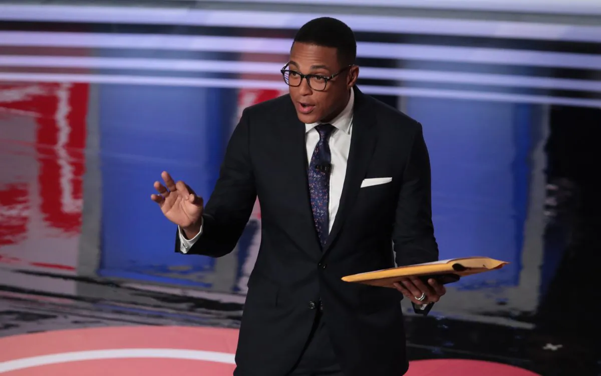 Then CNN moderator Don Lemon speaks to the crowd attending the Democratic Presidential Debate in Detroit, Mich. on July 31, 2019. (Scott Olson/Getty Images)