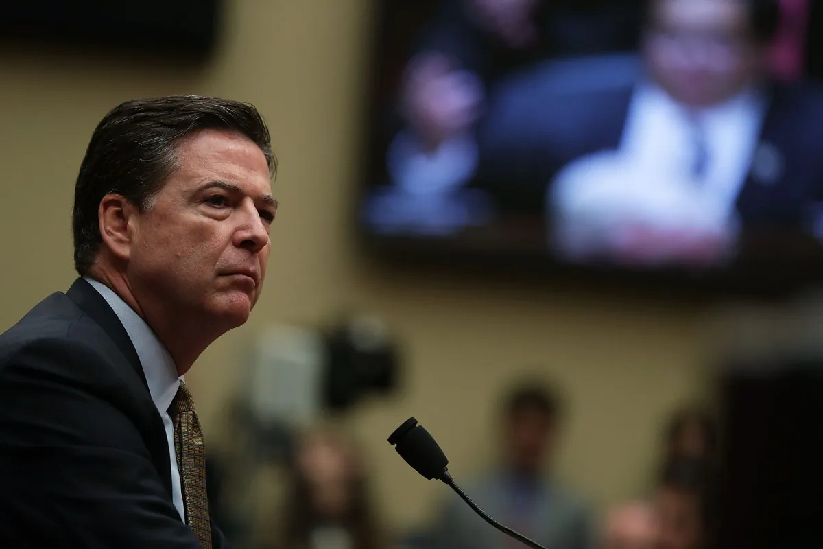 FBI Director James Comey before the House Oversight and Government Reform Committee on Capitol Hill on July 7, 2016. (Alex Wong/Getty Images)