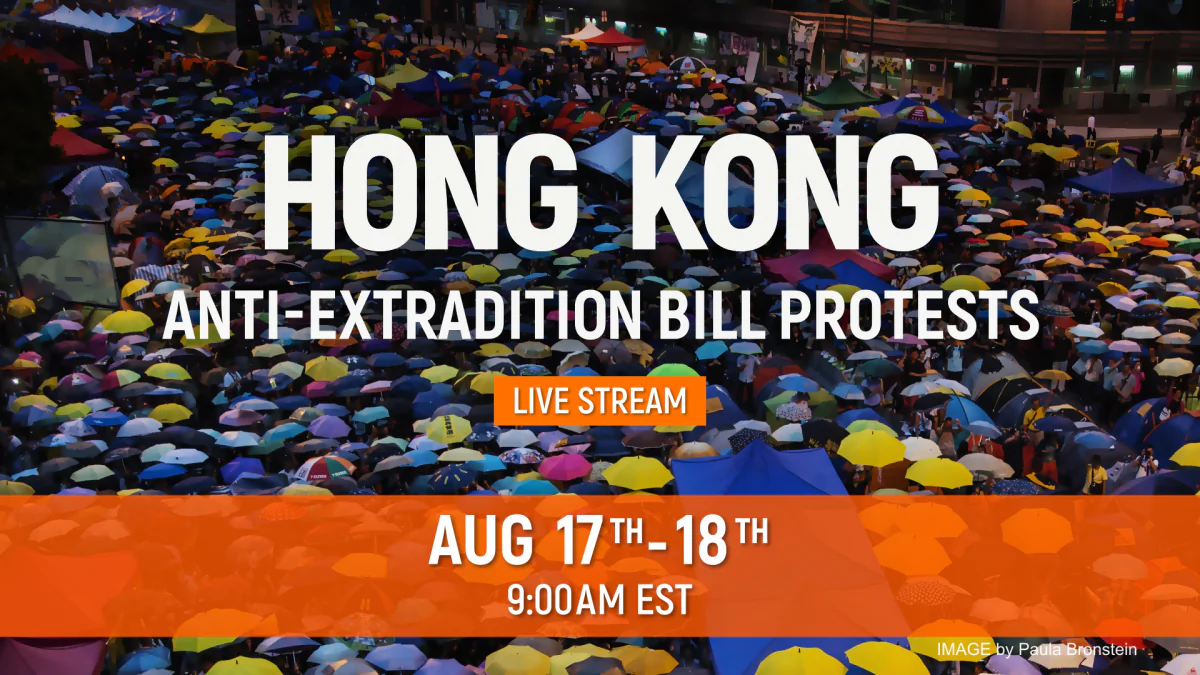 The weekend Hong Kong protests will be live-streamed on The Epoch Times website on Aug. 17 and Aug. 18. (The Epoch Times)