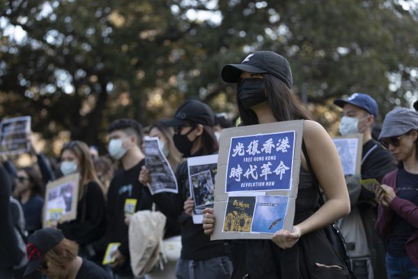 Pro-Hong Kong Demonstrators Gather in Sydney