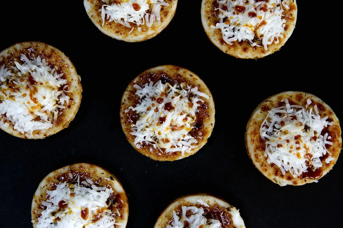 Moon Man's kue pancong, Indonesian coconut pancakes. (Courtesy of Moon Man)