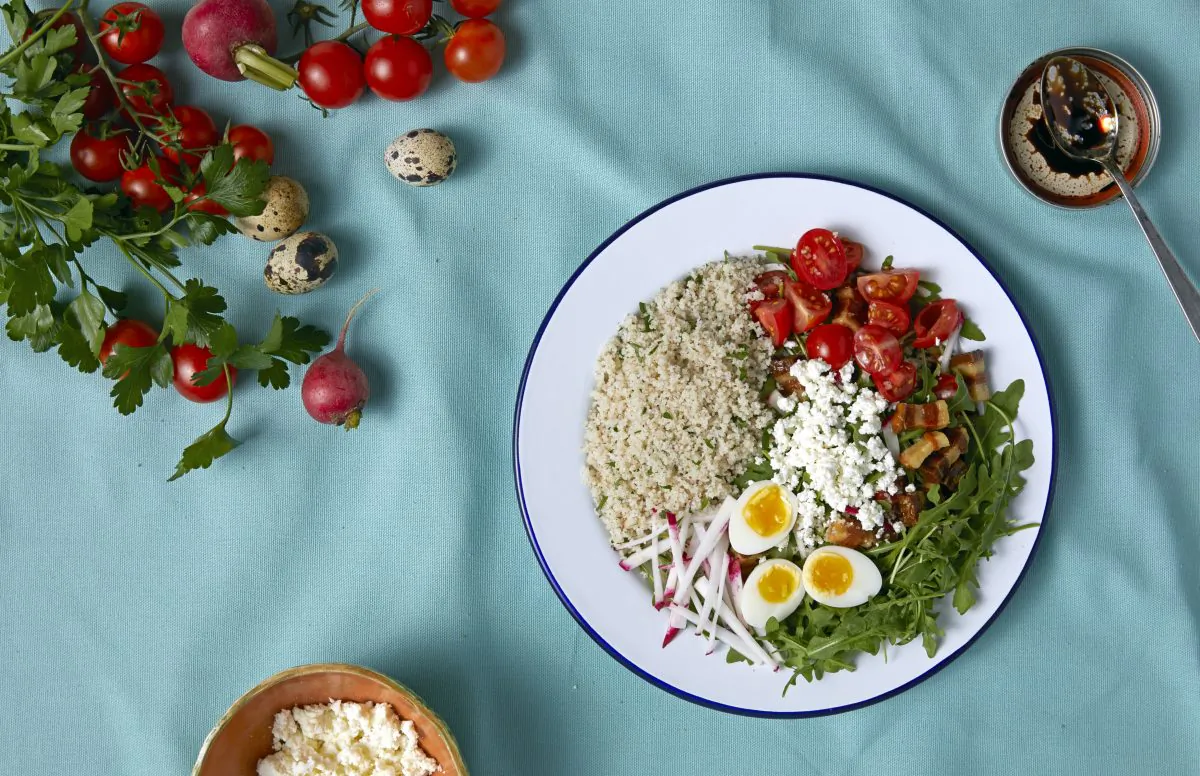 Fonio cooks up light and fluffy, a versatile ingredient to fold into a variety of dishes. (Courtesy of Yolélé Foods)