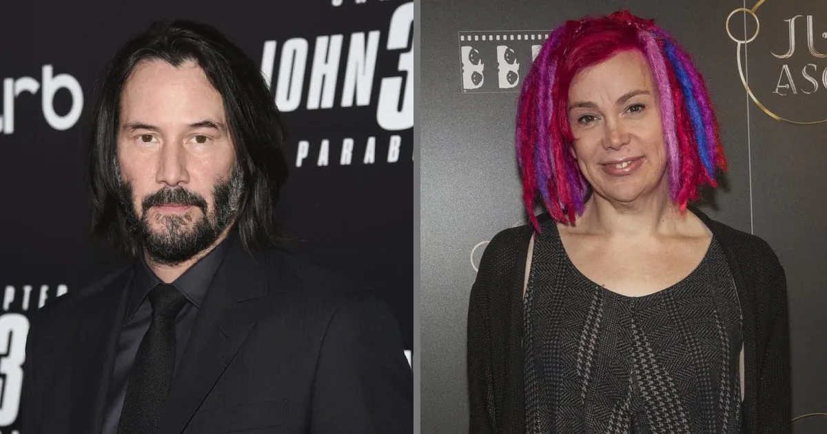 Actor Keanu Reeves and film director Lana Wachowski in file photos. (Evan Agostini and Barry Brecheisen/Invision/AP)