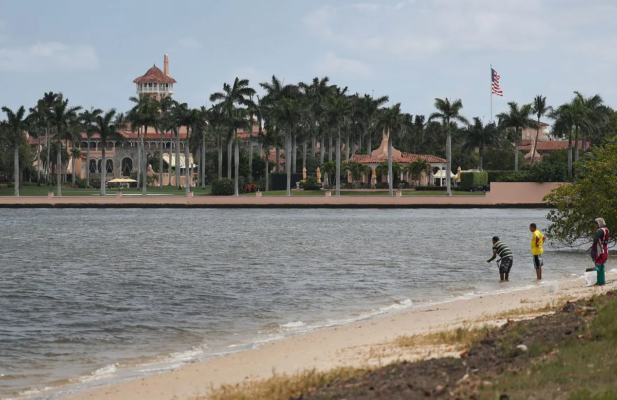 President Donald Trump's Mar-a-Lago resort in West Palm Beach, Fla., on April 3, 2019. (Joe Raedle/Getty Images)