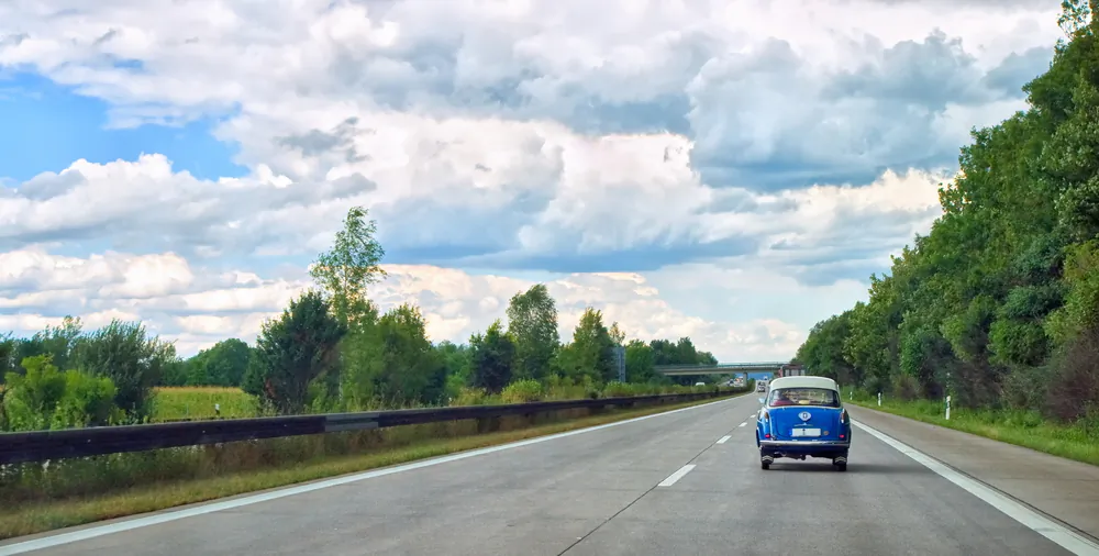 Cruising on the autobahn. (Shutterstock)