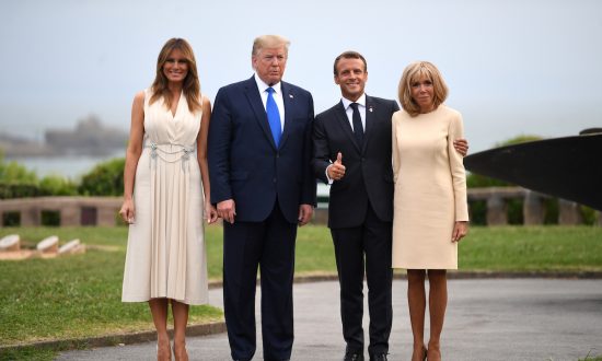 Melania Trump Turns Heads With Dazzling Sleeveless Cream Dress for Dinner at G7 Summit
