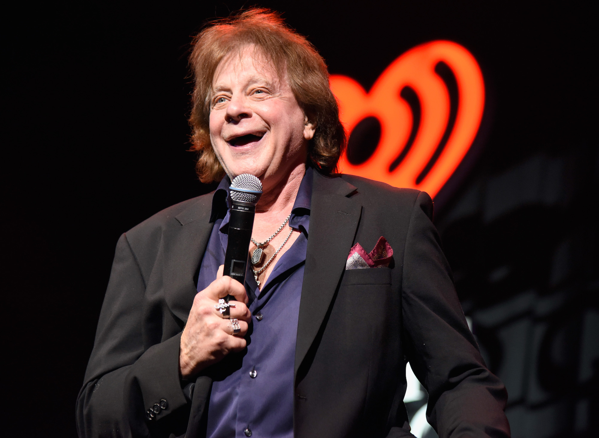 Musician Eddie Money performs on stage during the iHeart80s Party 2017 at SAP Center