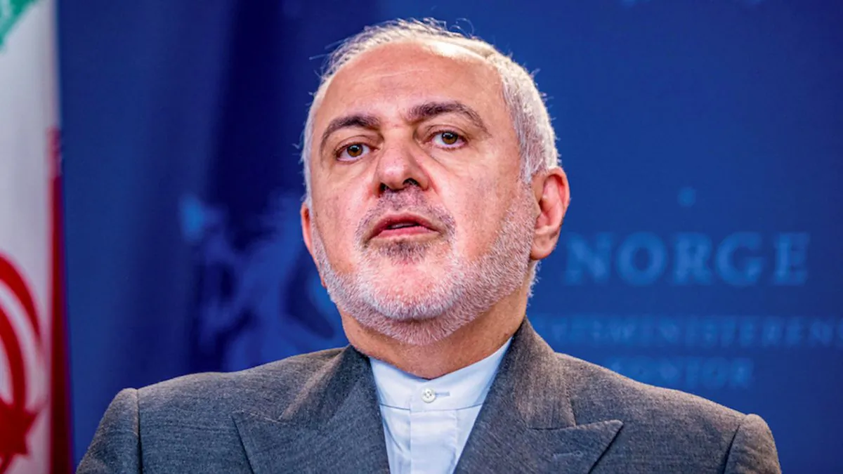 Iran's Foreign Minister Javad Zarif attends a joint news conference after meeting with Norway's Foreign Minister Ine Eriksen Soereide in Oslo, Norway, on Aug. 22, 2019. (NTB Scanpix/Stian Lysberg Solum via Reuters)
