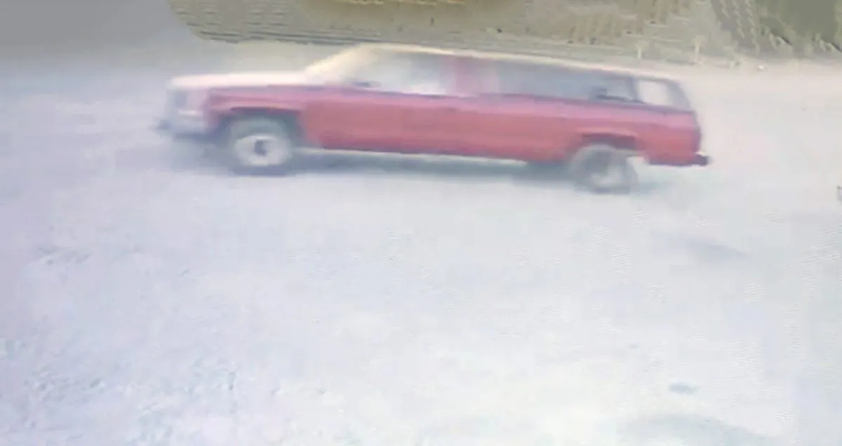 This red 1992 Chevy pickup truck was stolen in Kennewick, Wash., on Aug. 25, 2019. (Courtesy of Kennewick Police Department)