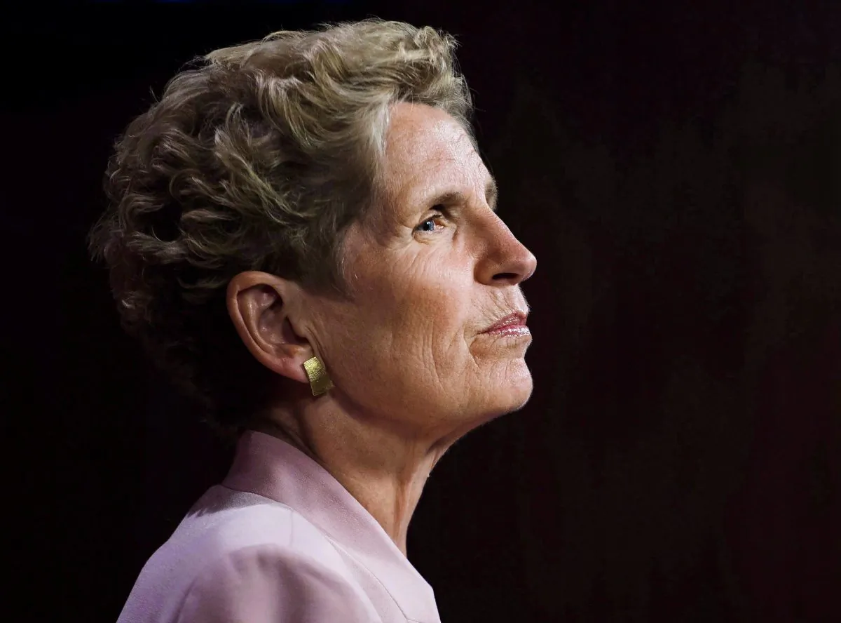 Former Ontario premier Kathleen Wynne in a file photo. (Nathan Denette/The Canadian Press)