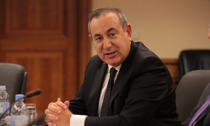 Joseph Mifsud at the seminar “Security Challenges in the Gulf and Prospects for Political Settlement in Yemen” in Moscow on Oct. 5, 2017. (Russian International Affairs Council)