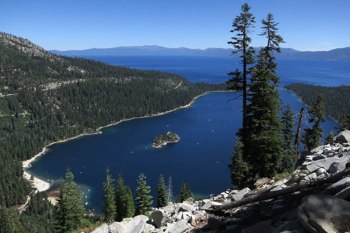 Lake Tahoe near South Lake Tahoe, Calif., on July 23, 2014. (Sean Gallup/Getty Images)