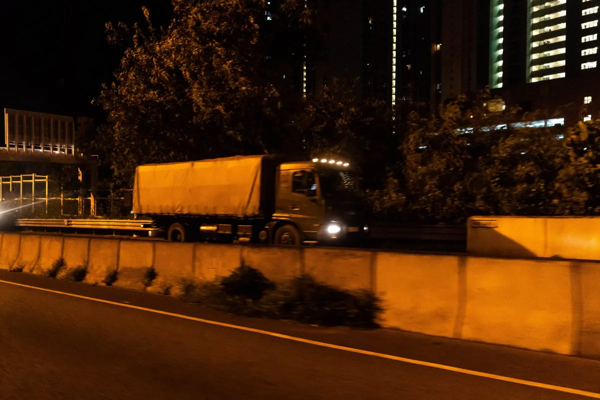 China's People's Liberation Army (PLA) military vehicles move into Hong Kong in the early hours of Thursday, as China's state-run media Xinhua reported that it was a routine annual rotation, in Hong Kong on August 29, 2019. (Billy H.C. Kwok/Getty Images)