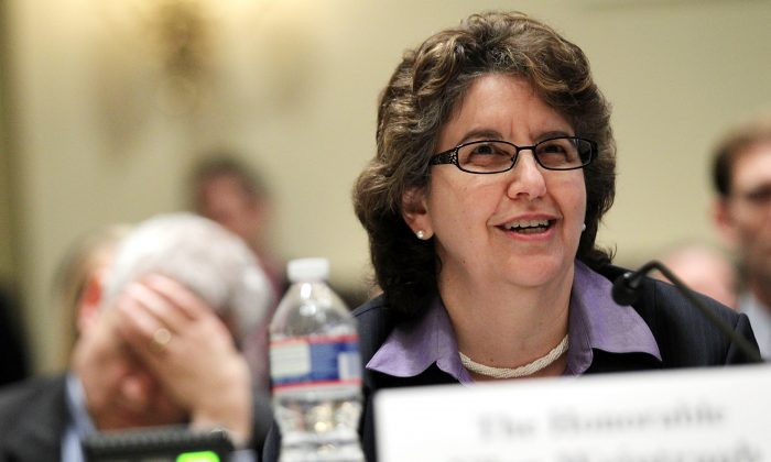 Federal Election Commission (FEC) Commissioner Ellen Weintraub on Capitol Hill on Nov. 3, 2011. (Alex Wong/Getty Images)