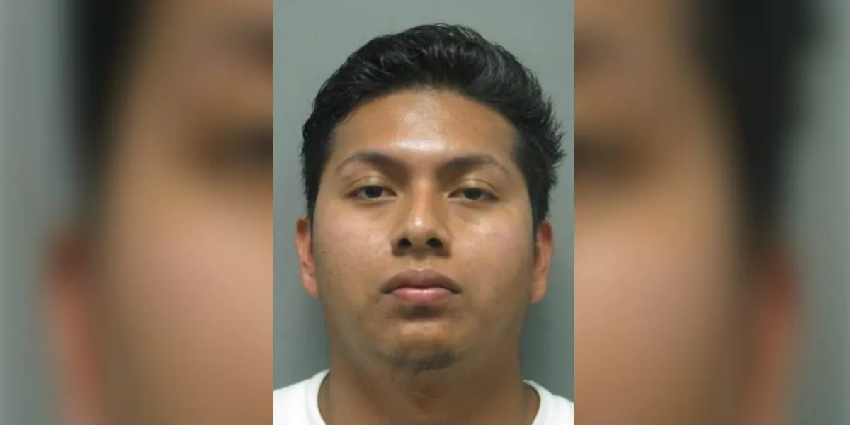 Nestor Lopez-Guzman, 21, was arrested on charges of molesting a 12-year-old girl and her younger brother. (Montgomery County Police Department)