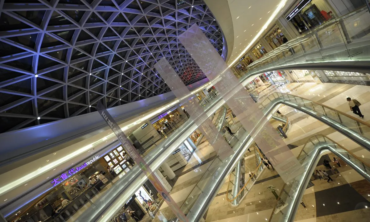 A mall in Shenzhen, China. (Peter Parks/AFP/Getty Images)
