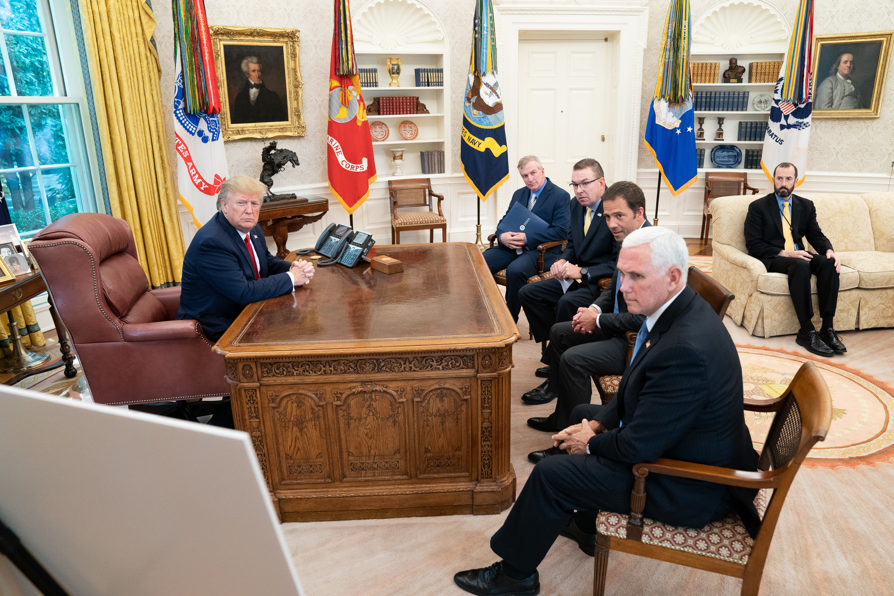 Trump at White House