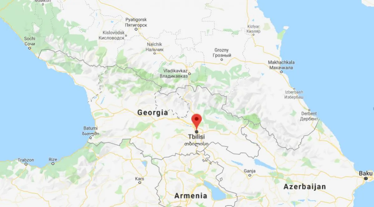 A 3-year-old child was randomly stabbed by a woman in Tbilisi, capital city of nation Georgia, on Aug. 27. (Google Maps)