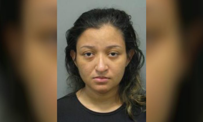 Leticia Guzman, 25, in a booking photograph. (Montgomery County Police Department)