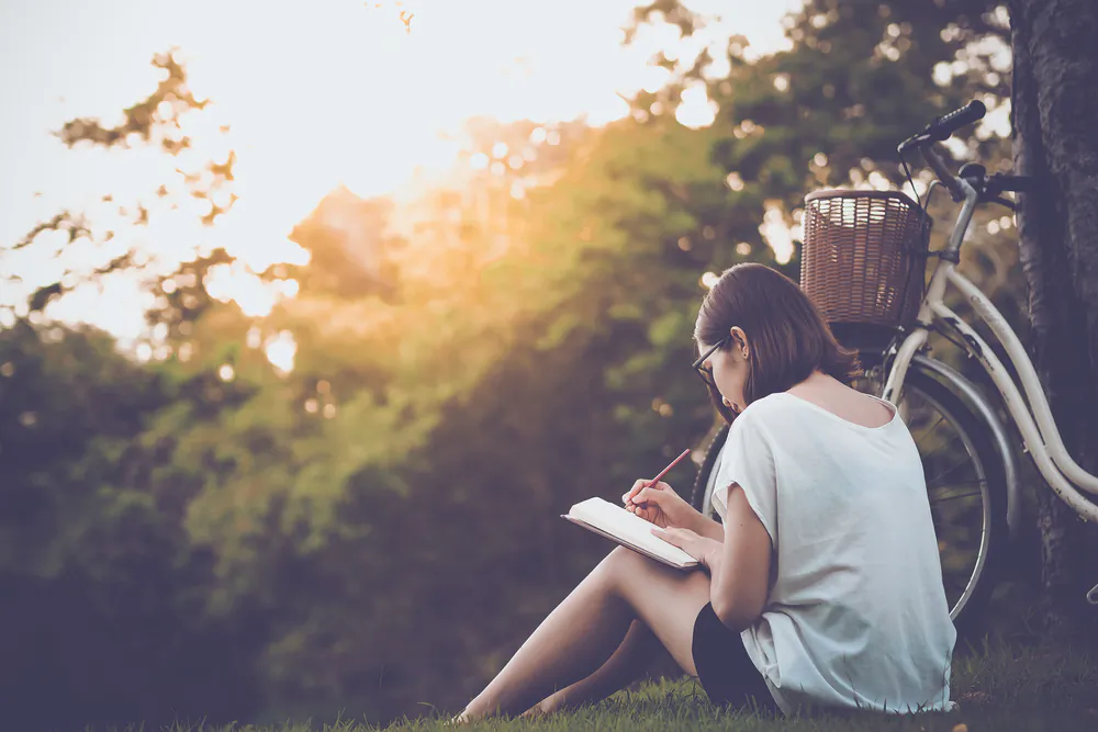 Look within yourself and begin to notice the thoughts that keep you from feeling calm. It may be helpful to keep a journal and write them down. (Shutterstock)