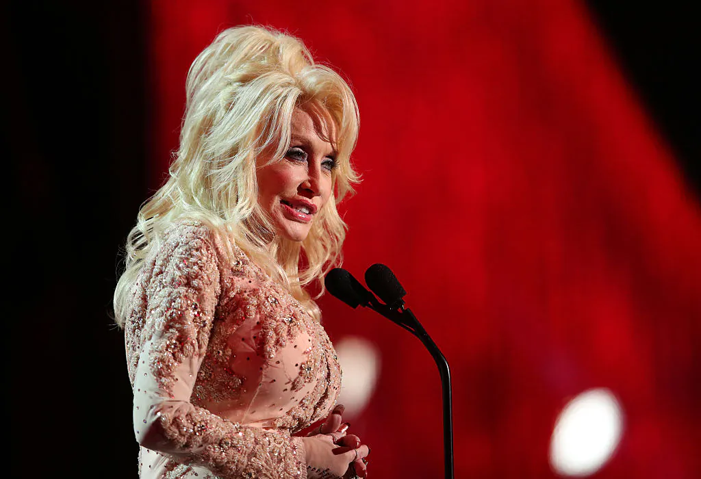 Dolly Parton during the 23rd Annual Screen Actors Guild Awards at the Shrine Auditorium in Los Angeles on Jan. 29, 2017. (Christopher Polk/Getty Images for TNT)
