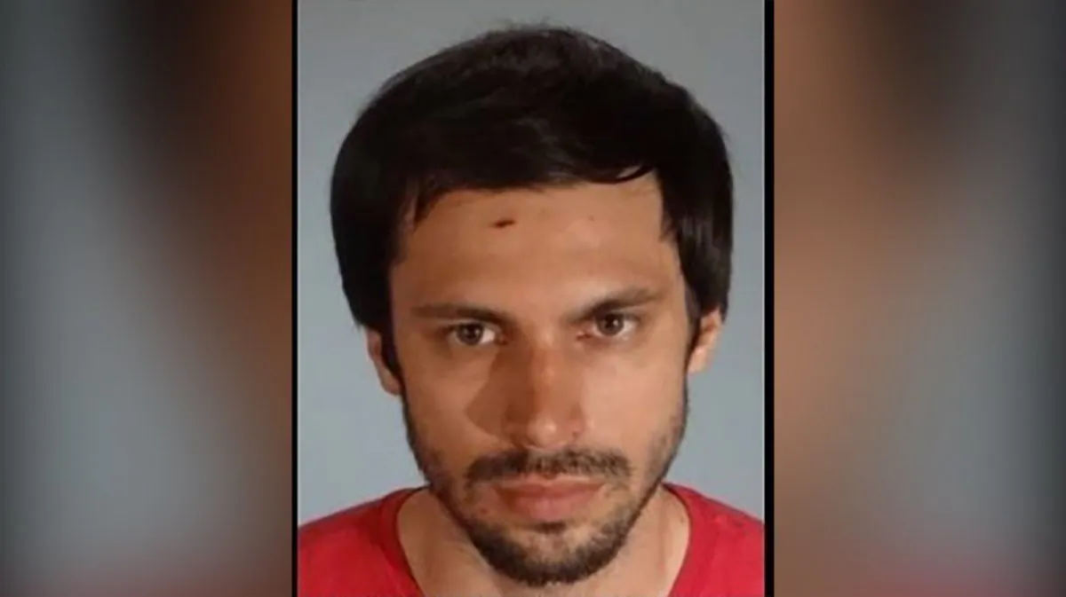 Robert Anthony Camou, 27, was charged in the murder of Amanda Custer, his girlfriend who went missing in late July, the Los Angeles District Attorney's Office said in a release. (Monrovia Police Department)