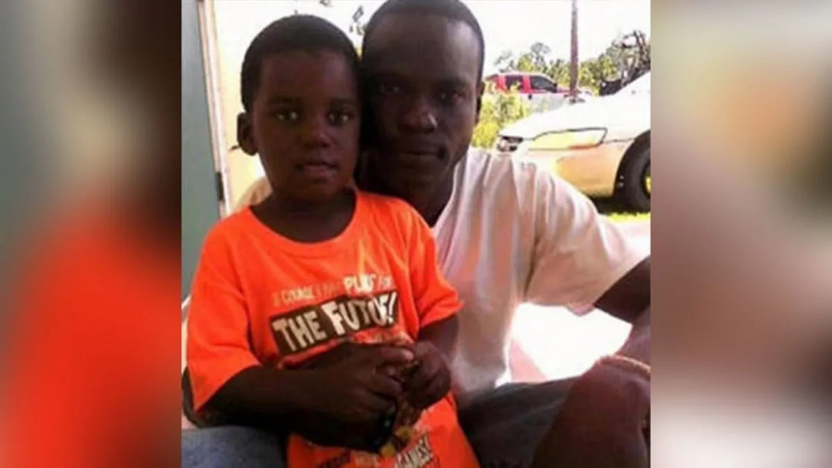 Adrian Farrington and his son, Adrian Jr. (Family photo)