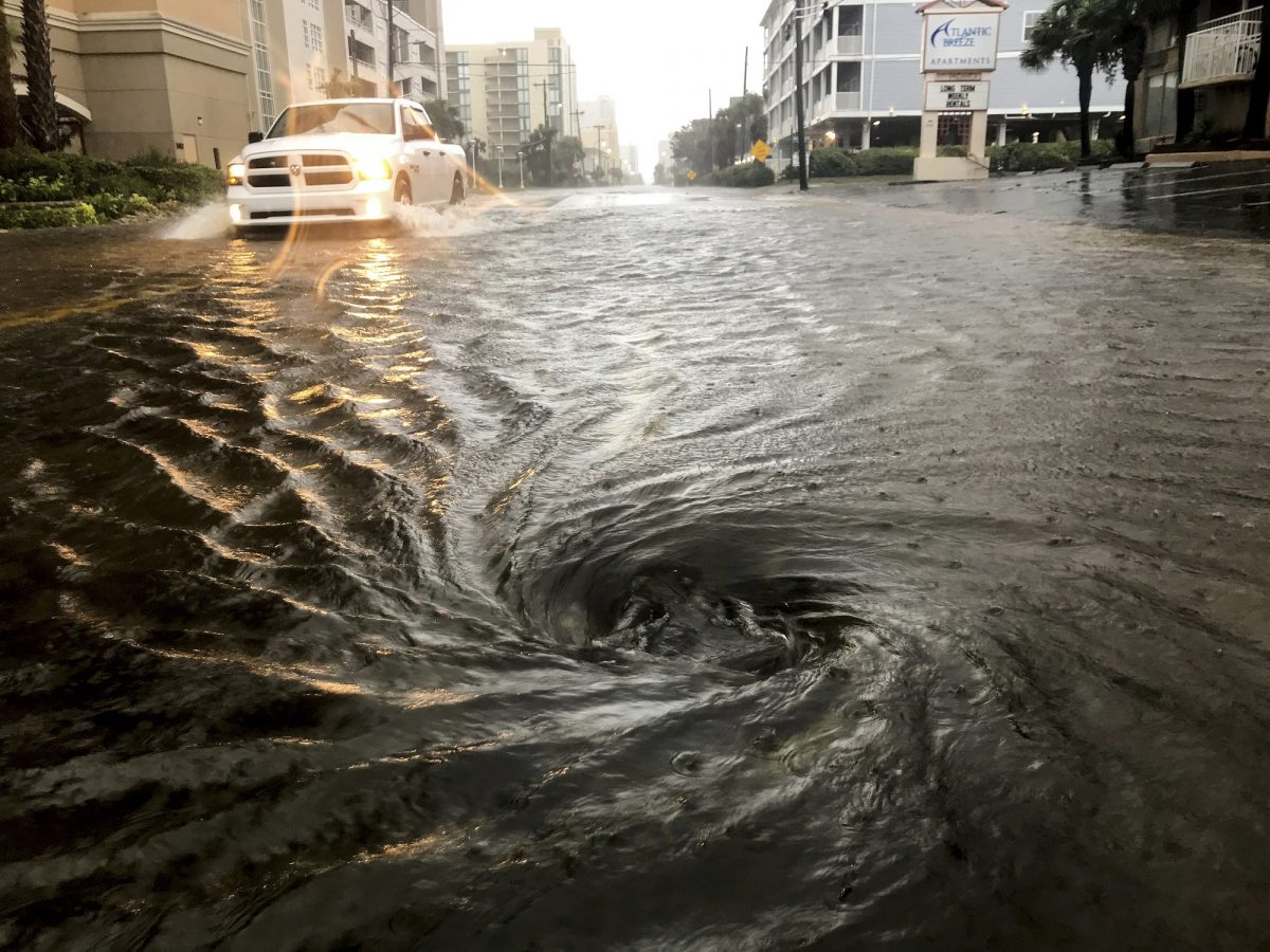 Hurricane Dorian Makes Landfall in North Carolina