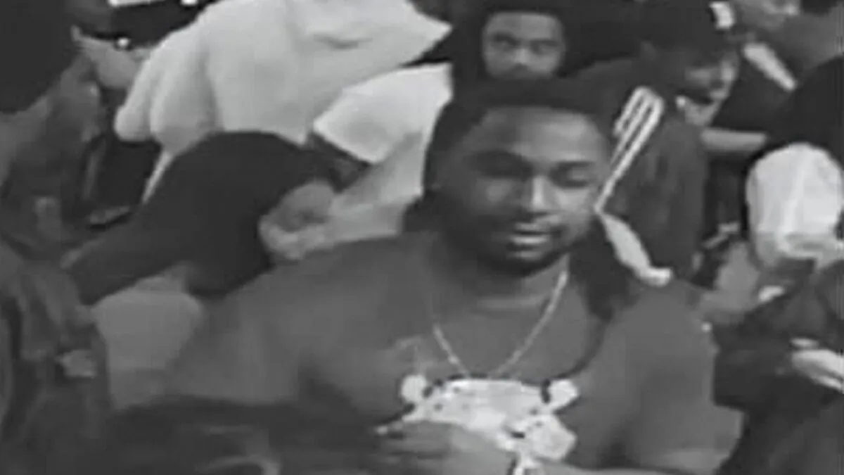 Police have released a still from surveillance video showing a suspect in a vicious bowling ball attack in the Chicago area, on Sept. 4, 2019. (Cicero Police Department)