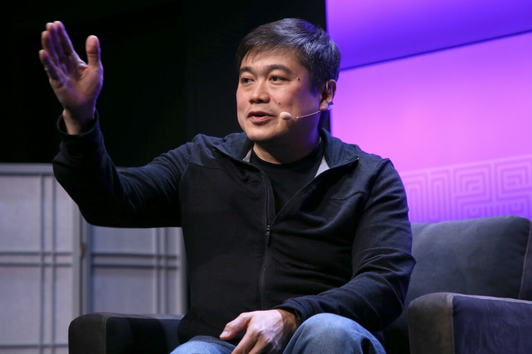 Joi Ito speaks onstage at WIRED25 Festival in San Francisco, Calif., on Oct. 13, 2018. (Phillip Faraone/Getty Images for WIRED25)