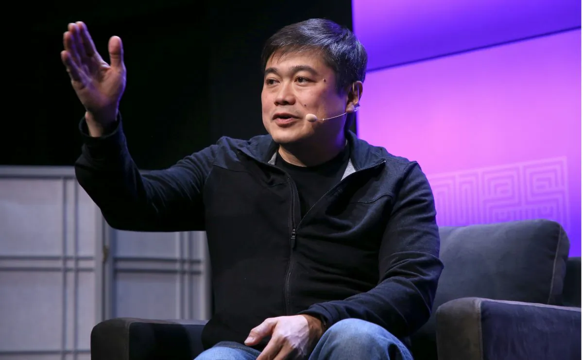Joi Ito speaks onstage at WIRED25 Festival in San Francisco, Calif., on Oct. 13, 2018. (Phillip Faraone/Getty Images for WIRED25)