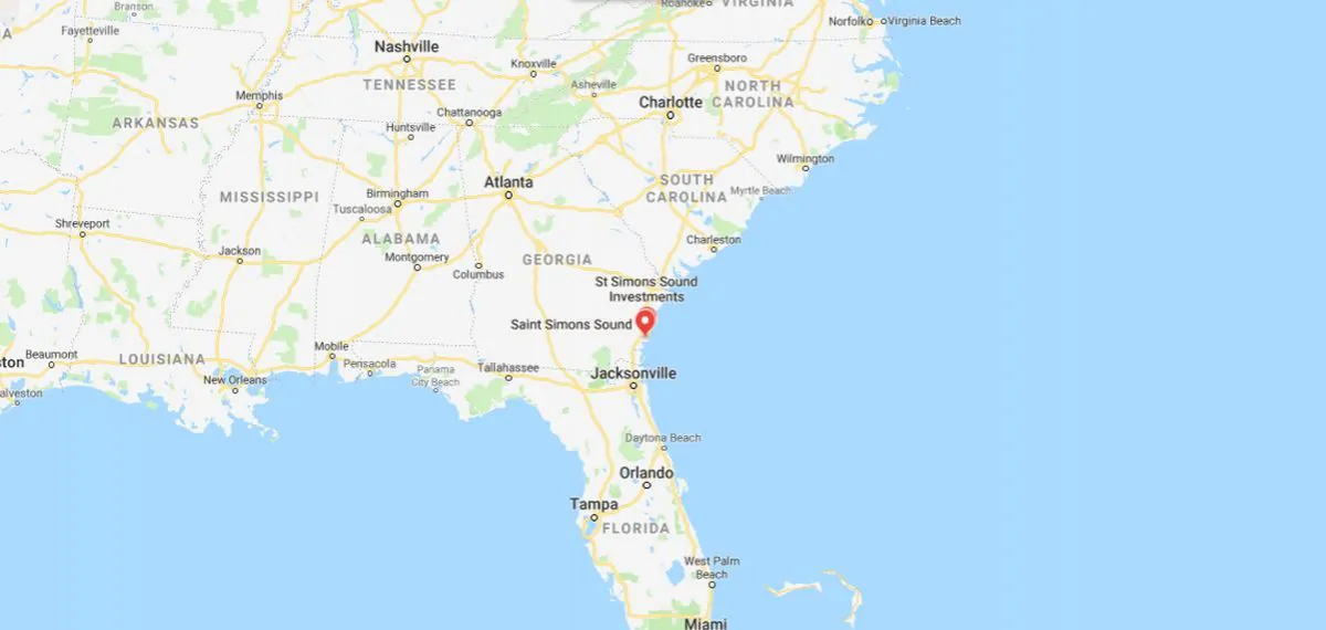 At least four crew members were reported missing after a cargo ship flipped at a port in Georgia. (Google Maps)