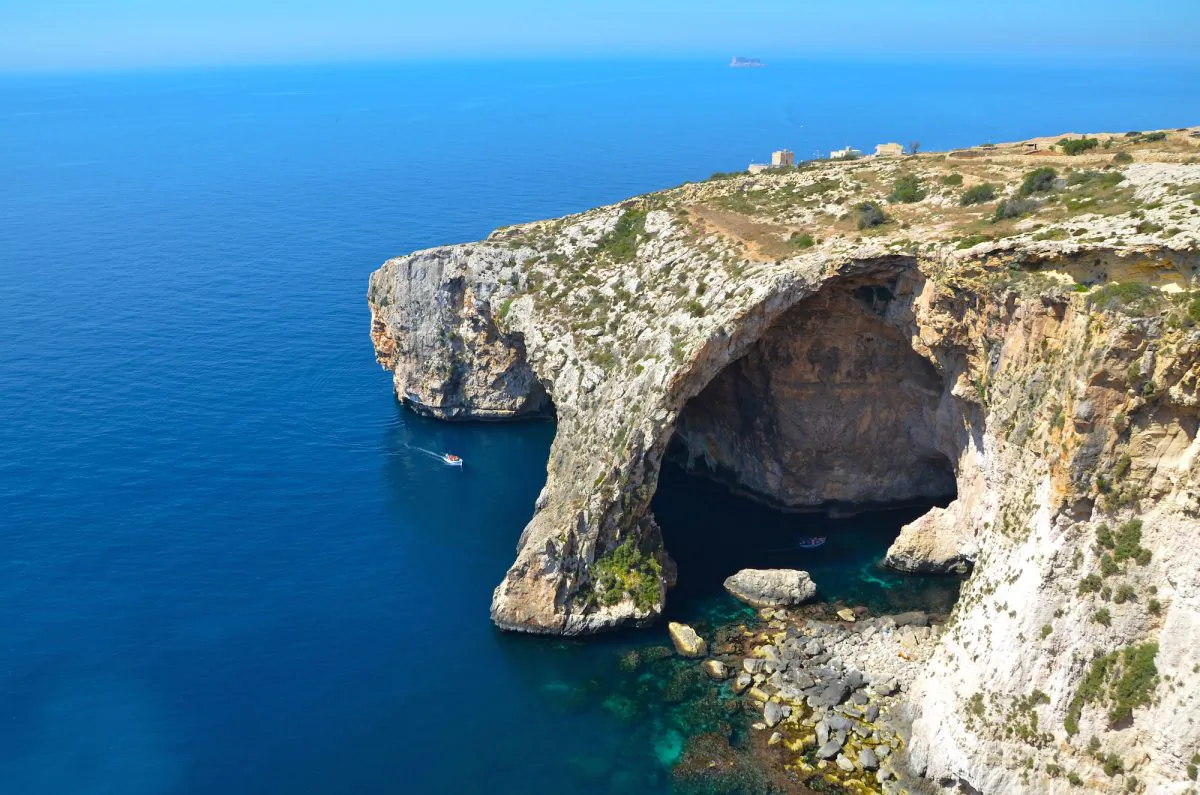 The spectacular Blue Grotto in southeast Malta. (ViewingMalta.com)