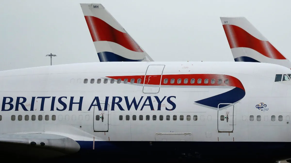 British Airways planes are parked at Heathrow Airport in London on Jan. 10, 2017. (Frank Augstein/File Photo via AP)