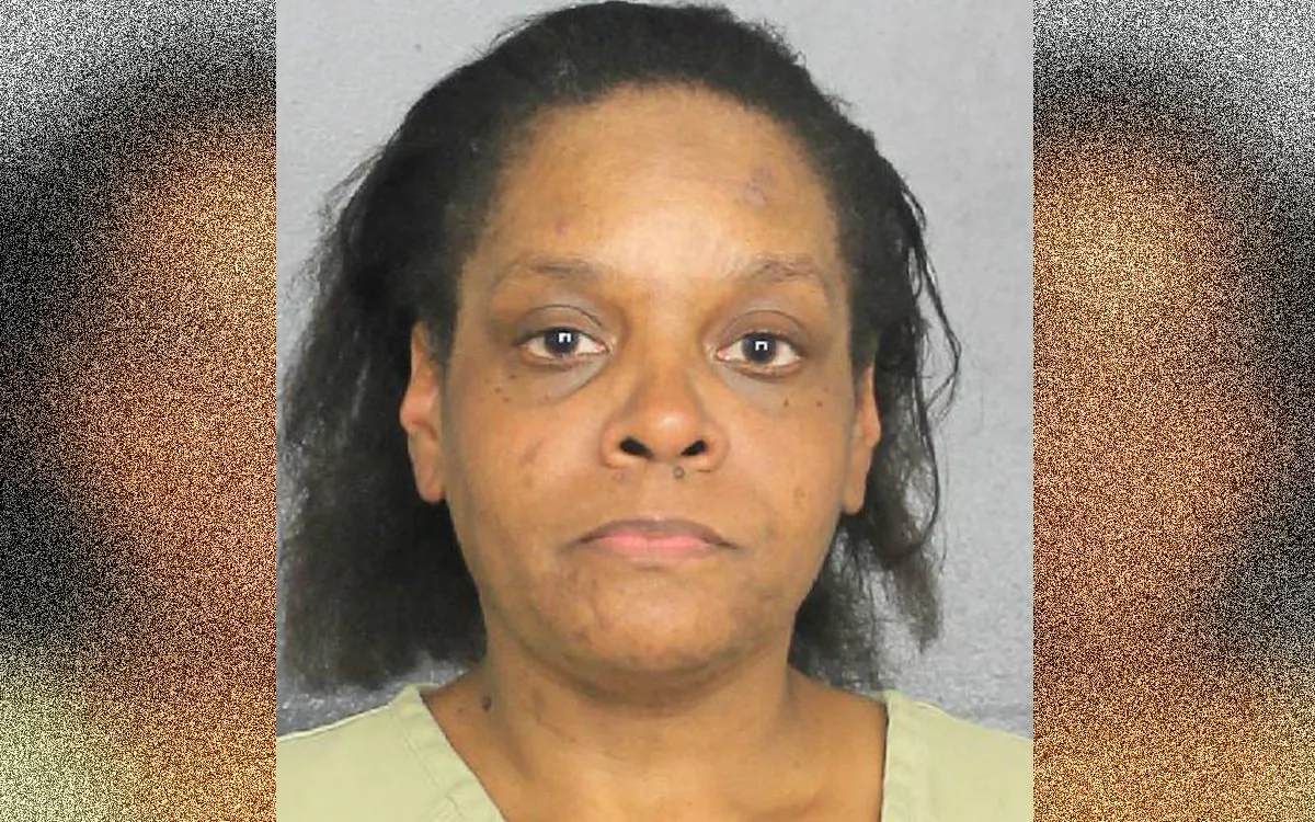 Engrid Thurston in a booking photo. (Broward County Sheriff)