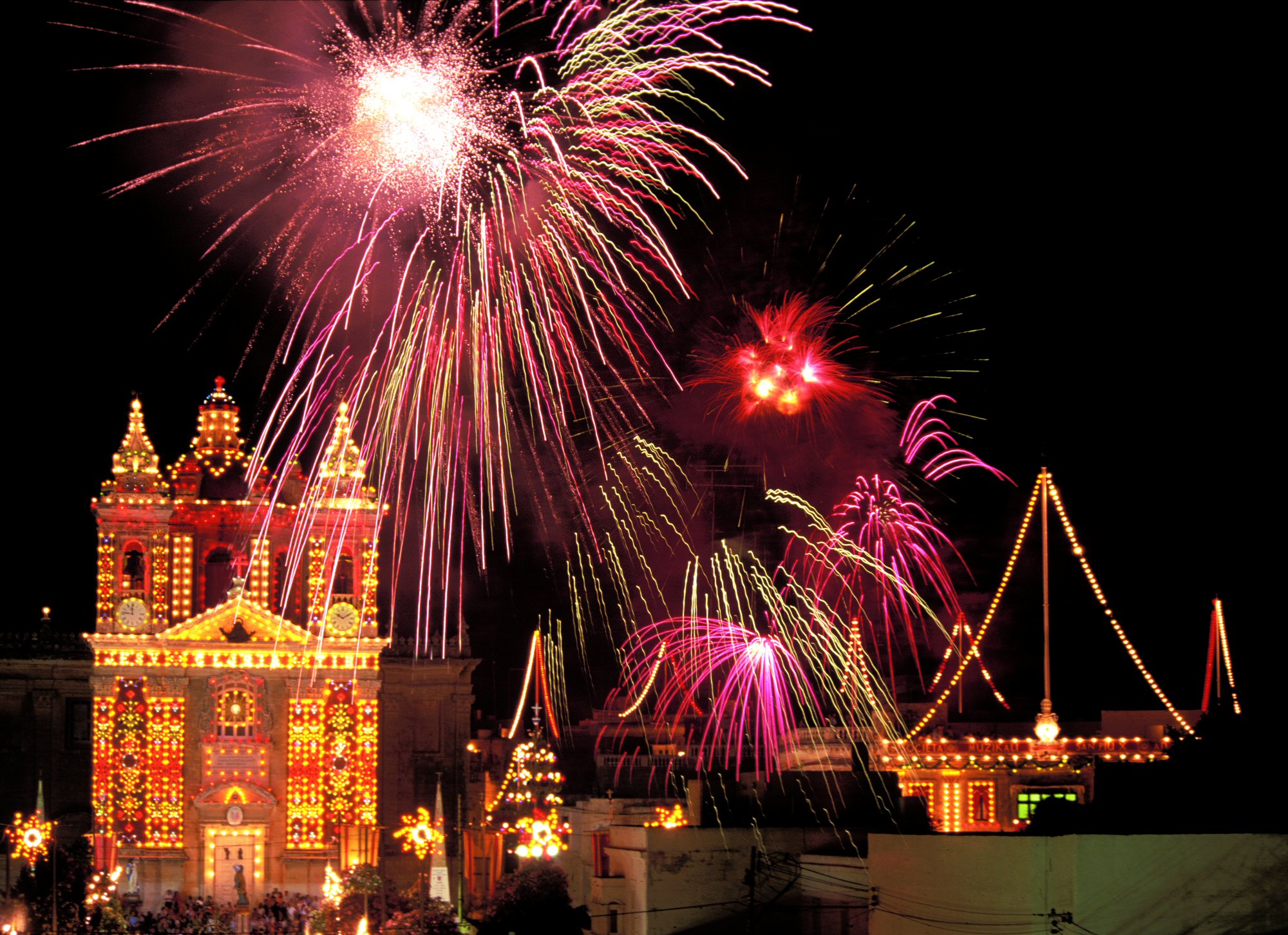 fireworks in malta