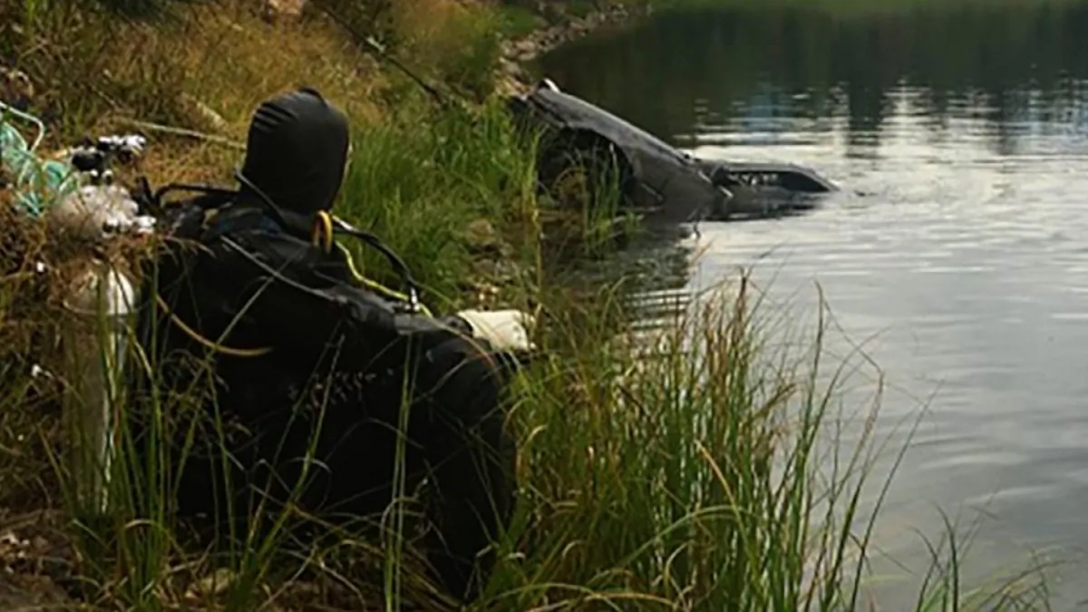Griffin Lake near Revelstoke, British Columbia. (Courtesy of Reelstoke Royal Canadian Mounted Police)
