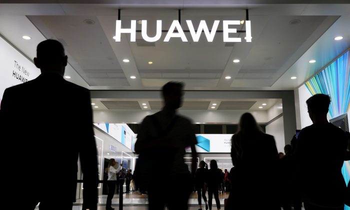 The Huawei logo is pictured at the IFA consumer tech fair in Berlin, Germany on Sept. 6, 2019. (Hannibal Hanschke/Reuters)