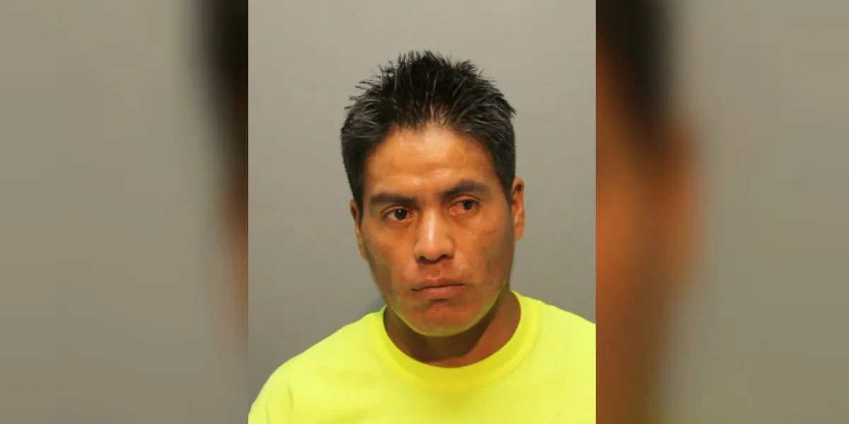 Nicolas Guaman, an illegal immigrant, in a file booking photograph. He was sentenced to 12 years in prison for killing Matthew Denice after slamming into the 23-year-old while driving drunk. (Milford Police Department)
