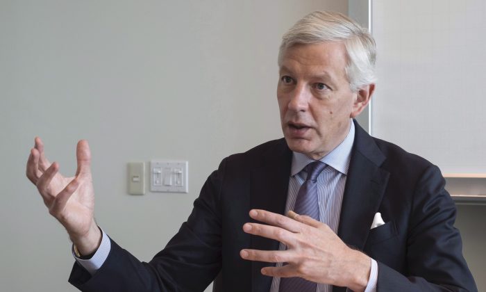 Canada's ambassador to China Dominic Barton in a file photo. ( Canadian Press/Paul Chiasson)