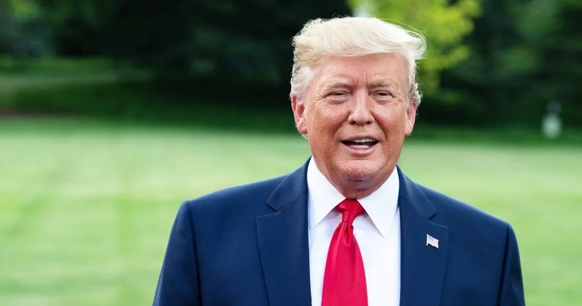 U.S. President Donald Trump speaks to the press at the White House as he departs for Cincinnati to hold a campaign rally in Washington, DC, on Aug. 1, 2019. (Nicholas Kamm/AFP/Getty Images)
