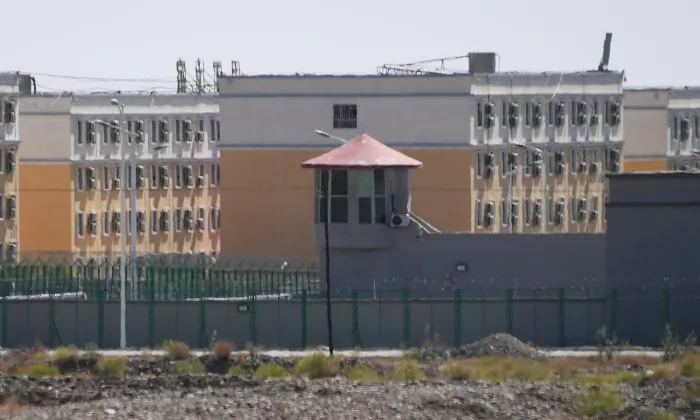 A facility believed to be a re-education camp where mostly Muslim Uyghur ethnic minorities are detained, in Artux, north of Kashgar in China's western Xinjiang region, on June 2, 2019. (Greg Baker/AFP/Getty Images)