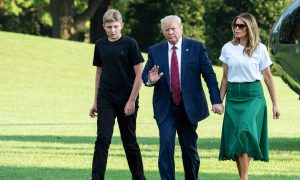 Melania Trump's Spokeswoman Criticizes 'Inappropriate' Comment About Barron