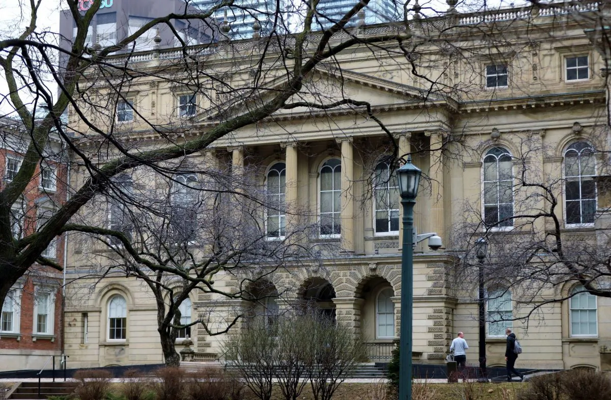 The Ontario Court of Appeal is seen in Toronto on April 8, 2019. (THE CANADIAN PRESS/Colin Perkel)