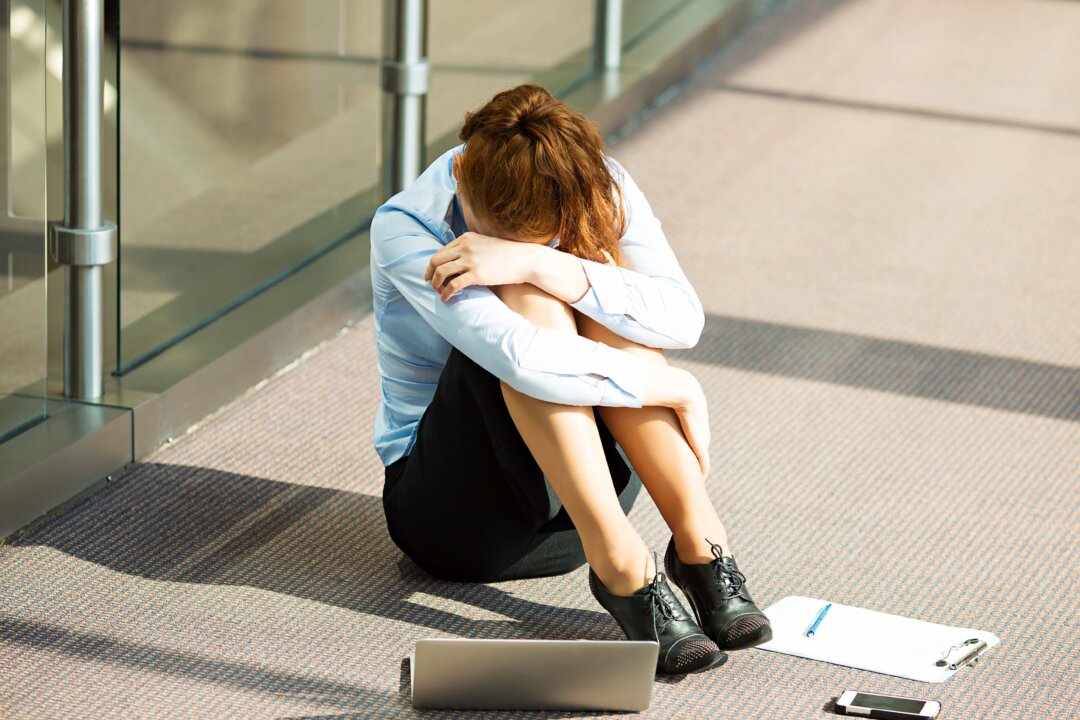 We work more than ever with stress and friction wearing on us. But if crying at work becomes common, you might need to consider a change. (pathdoc/Shutterstock)