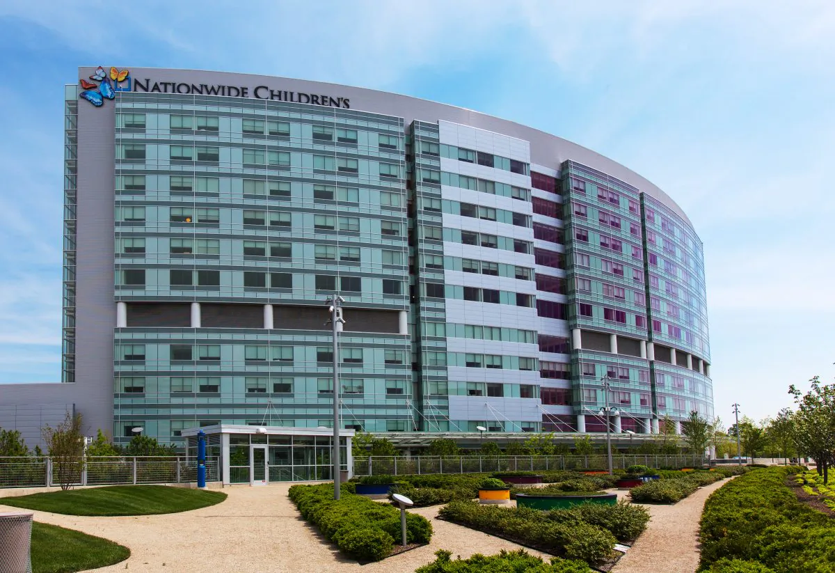 Exterior view of Nationwide Children's Hospital in Colombus, Ohio. (Nationwide Children's Hospital/CC BY-SA 2.0 via Flickr)